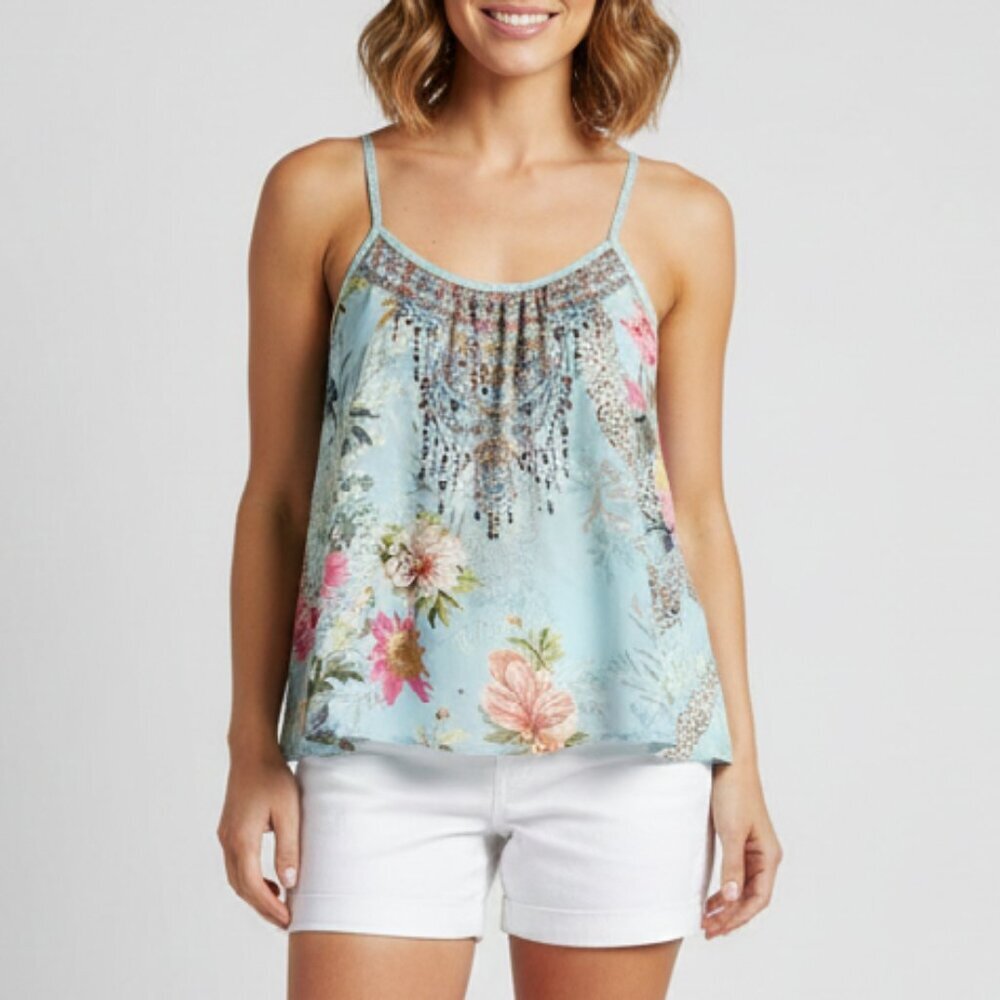 Camilla A Royal Stitch Up Strap Top‎ Size XS